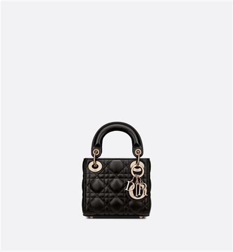 micro lasy dior|lady dior bag mini black.